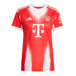Fotbalové Dres Bayern Munich Dámské Domácí Oblečení 2025-26 Krátký Rukáv